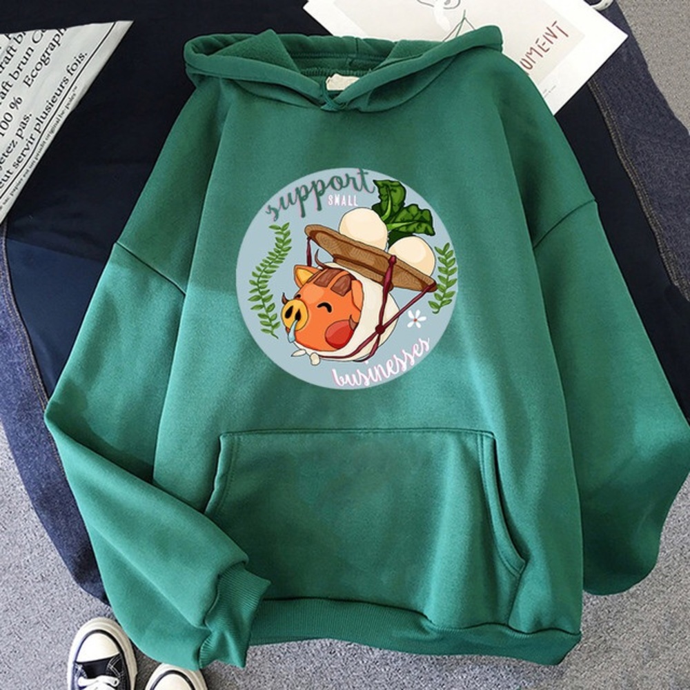 Animal Crossing Hoodie Pig Turnip